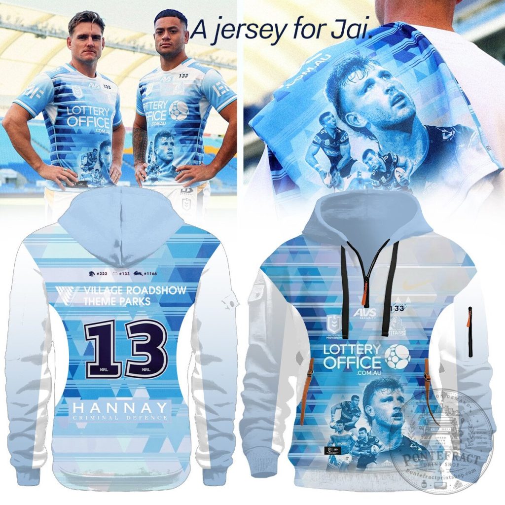 Gold Coast Titans Stand With Jai Rugby League Hoodie Jacket Gold Coast Titans Stand With Jai Rugby League Hoodie Jacket