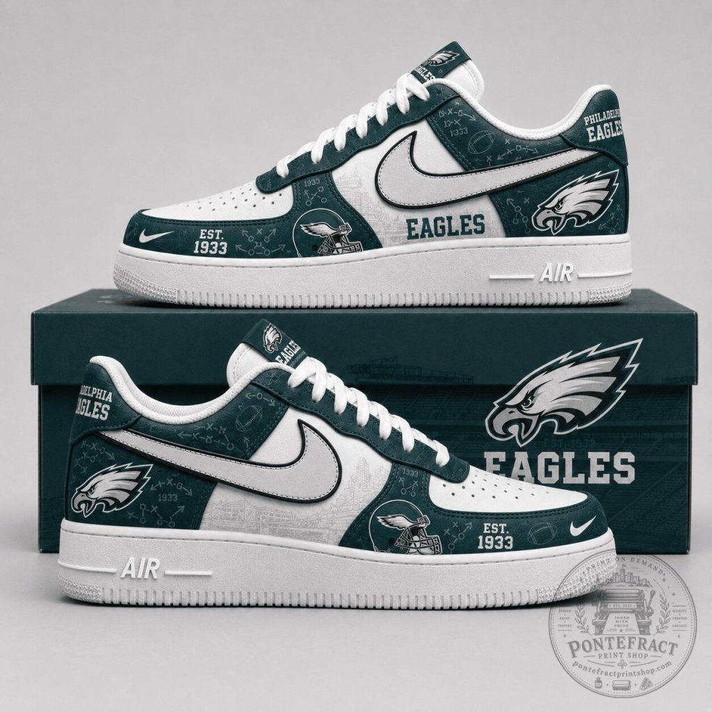 Philadelphia Eagles National Football League Custom Sneakers Philadelphia Eagles National Football League Custom Sneakers