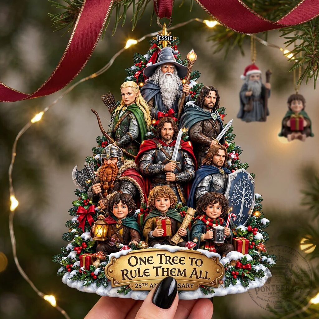 Lord of the Rings One Tree to Rule Them All Christmas Ornament