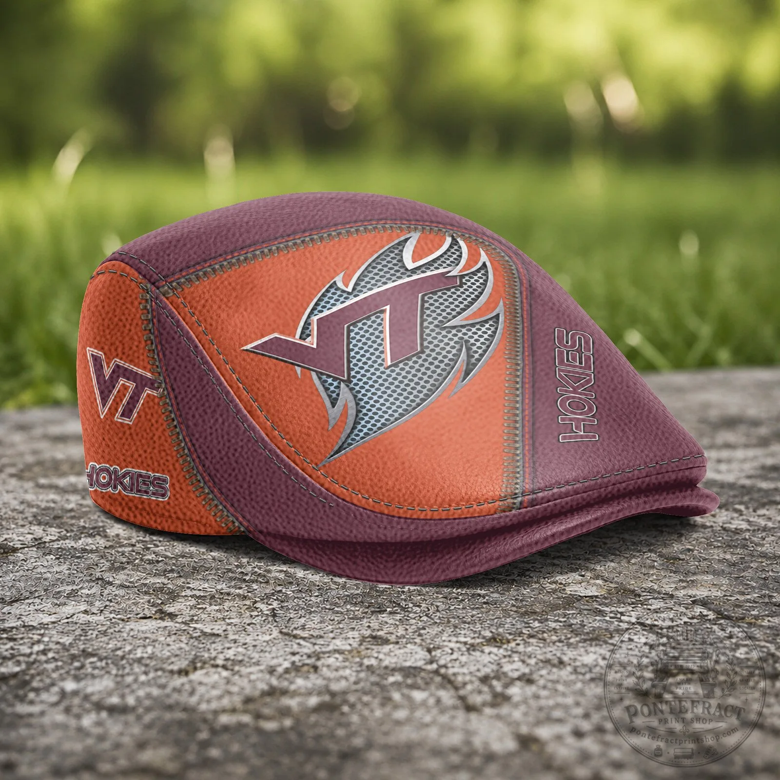 Virginia Tech Hokies NCAA Golf Flat Cap Hat