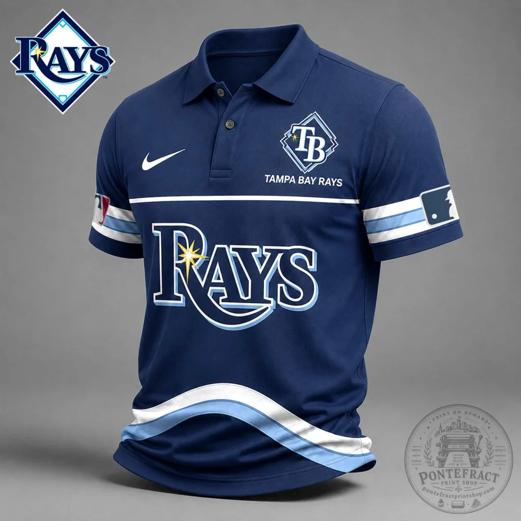 Tampa Bay Rays Baseball Team Fan Polo Shirt for Men and Women Tampa Bay Rays Baseball Team Fan Polo Shirt for Men and Women