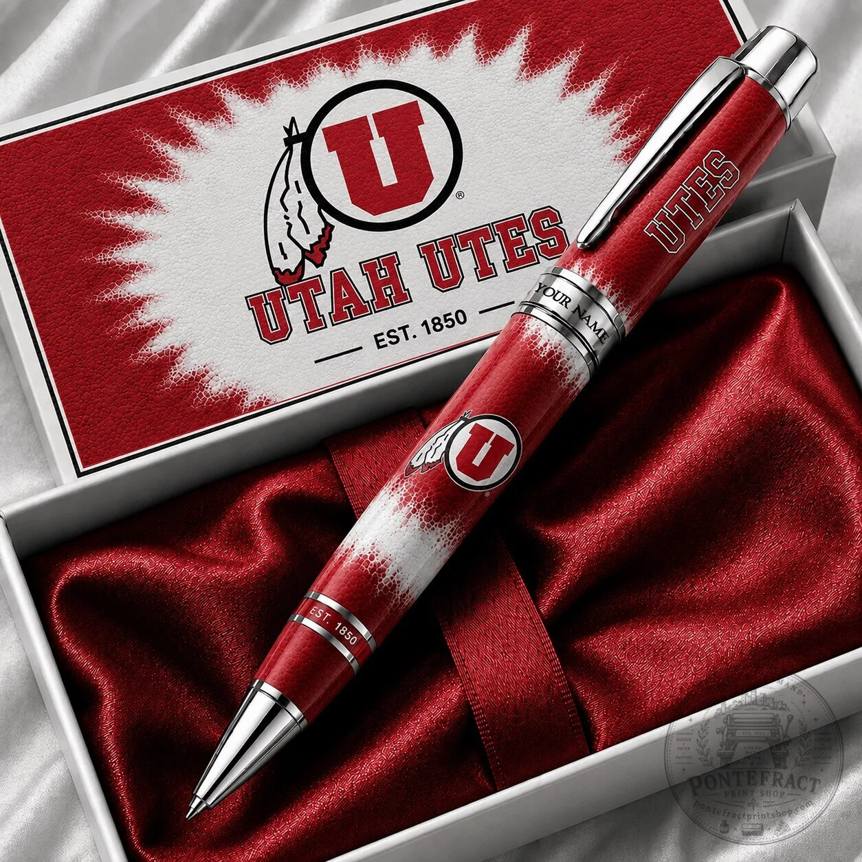 Utah Utes NCAA University Ballpoint Pen Custom Engraved Gift 1 Utah Utes NCAA University Ballpoint Pen Custom Engraved Gift