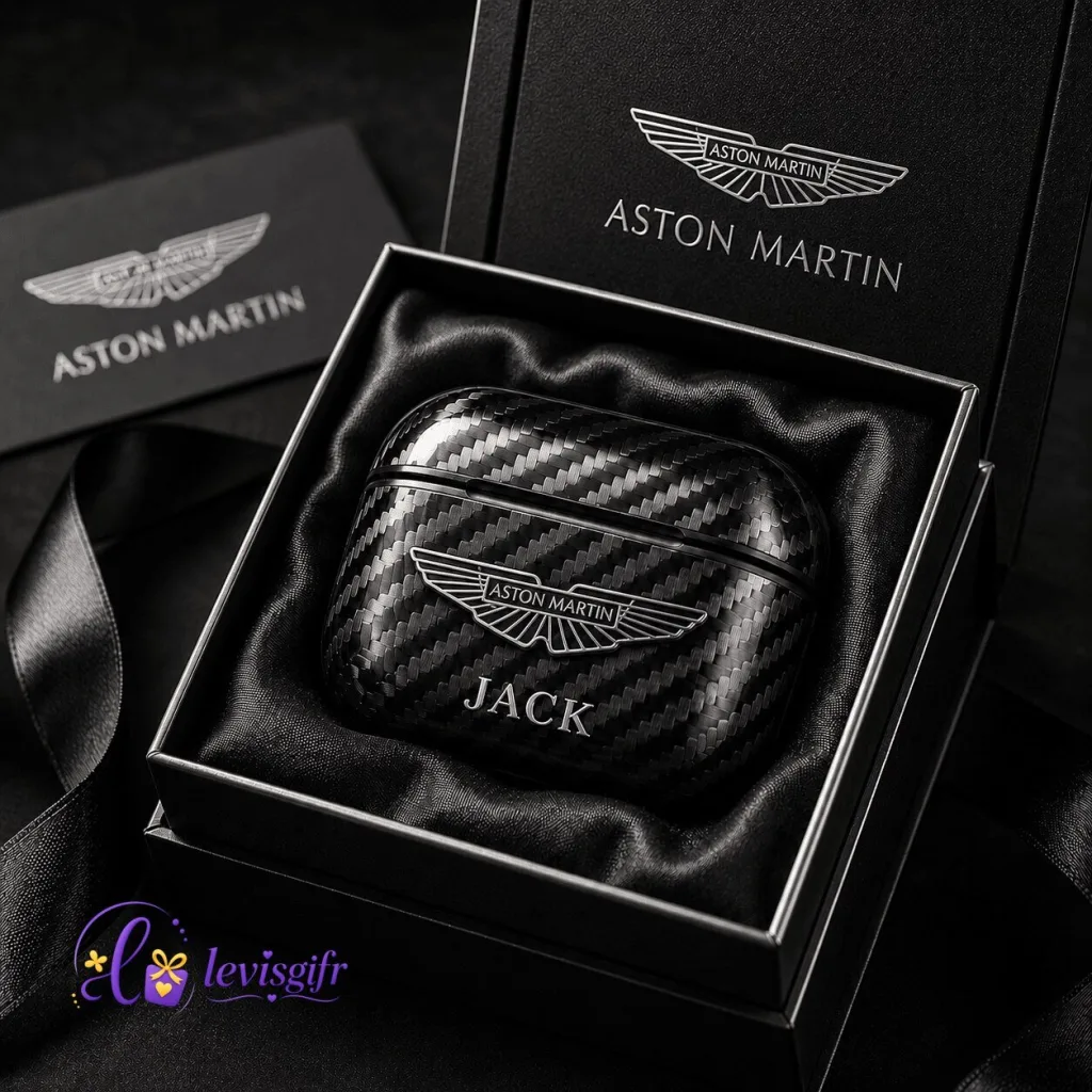 Aston Martin Formula One Personalized Carbon Fiber AirPods Pro Case Aston Martin Formula One Personalized Carbon Fiber AirPods Pro Case