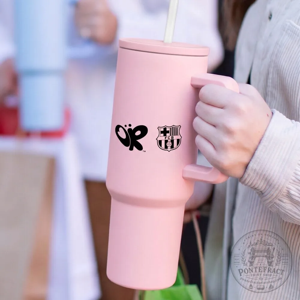 Olivia Rodrigo Barcelona Football Club Pink 40 Ounce Tumbler with Handle 8 Olivia Rodrigo Barcelona Football Club Pink 40 Ounce Tumbler with Handle