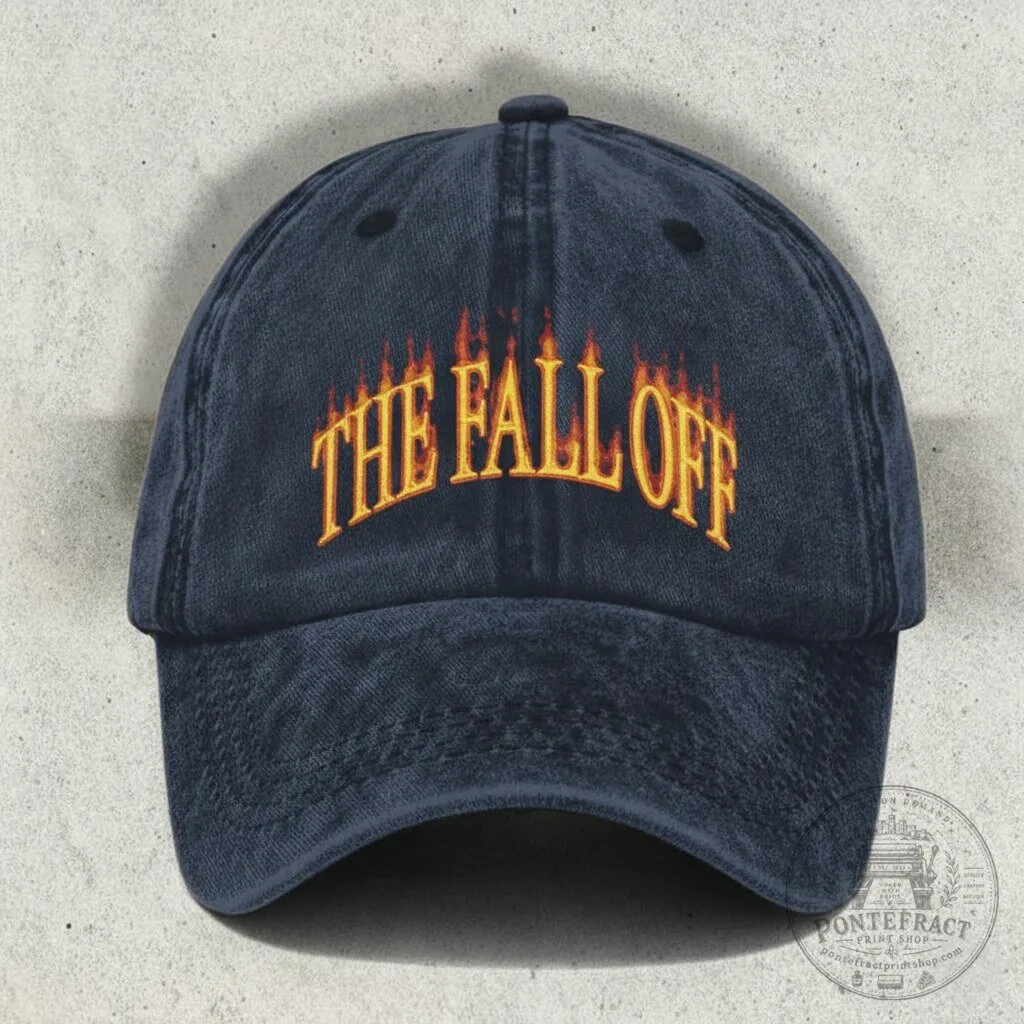 J Cole The Fall Off Flame Logo Embroidered Baseball Cap Hat