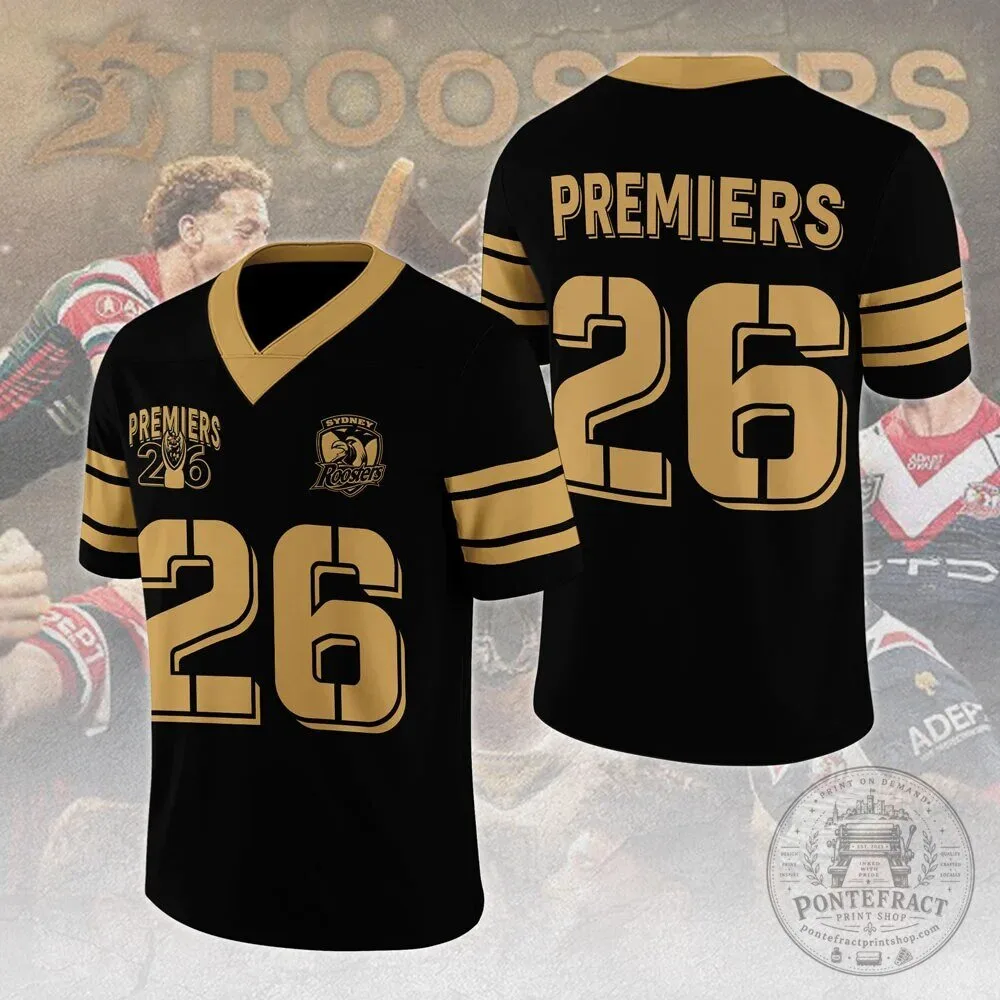 Sydney Roosters Premiers 2026 Football Jersey