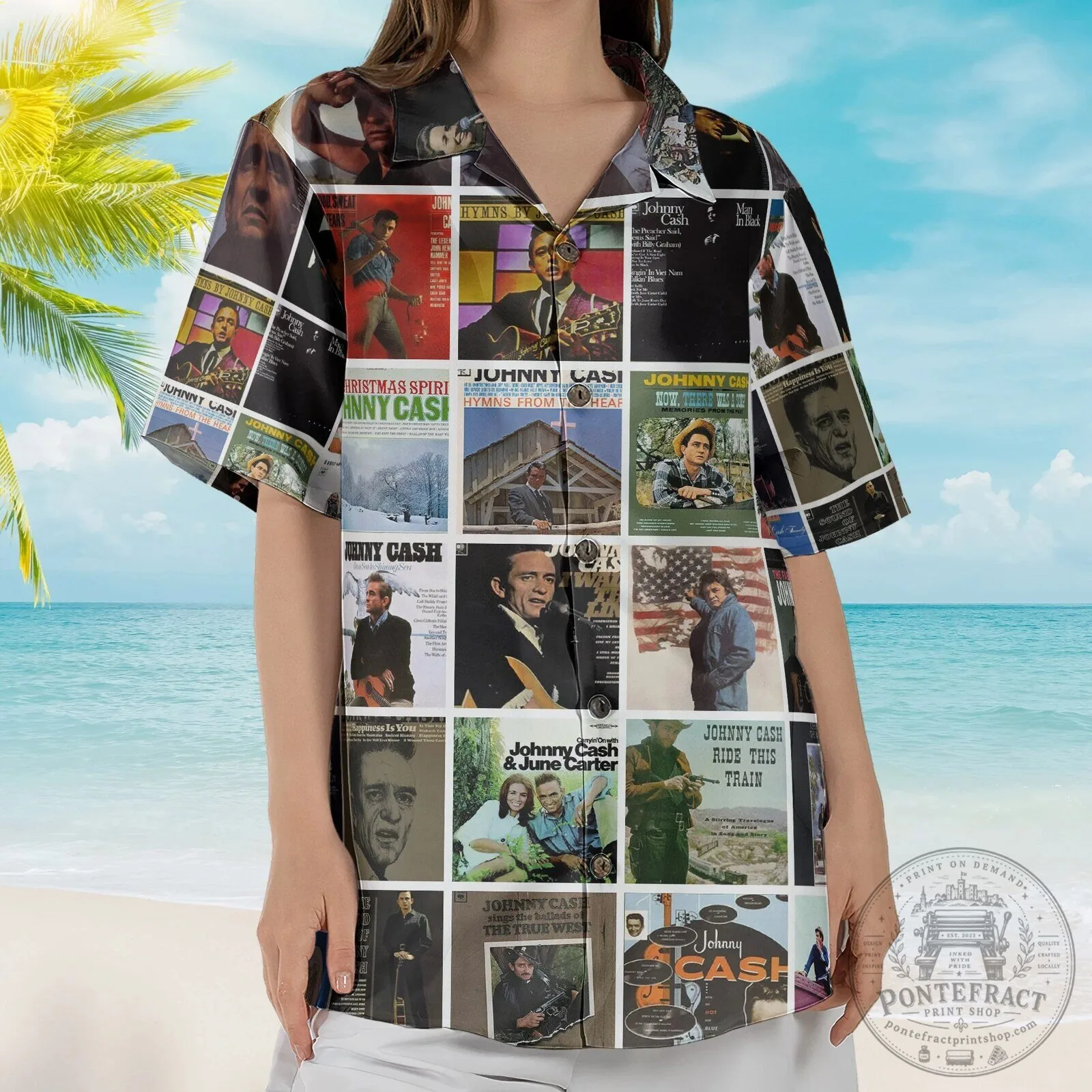 Country Music Johnny Cash Album Covers Hawaiian Shirt 10 Country Music Johnny Cash Album Covers Hawaiian Shirt