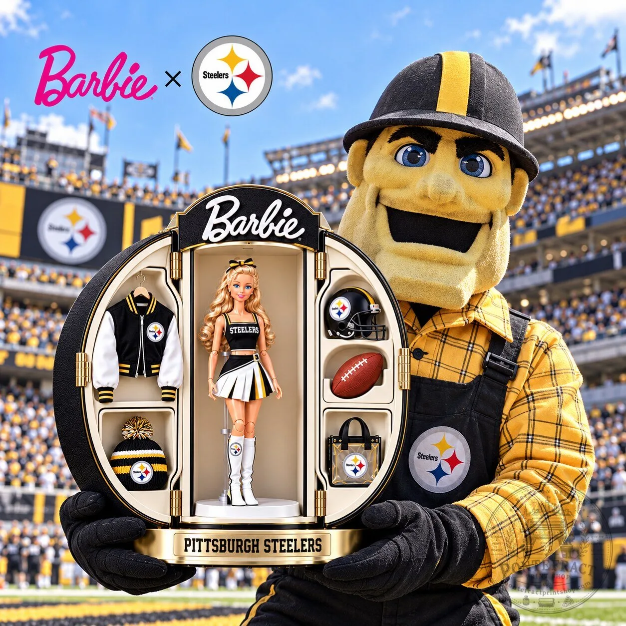 Barbie Pittsburgh Steelers Commemorative Doll Collector's Edition