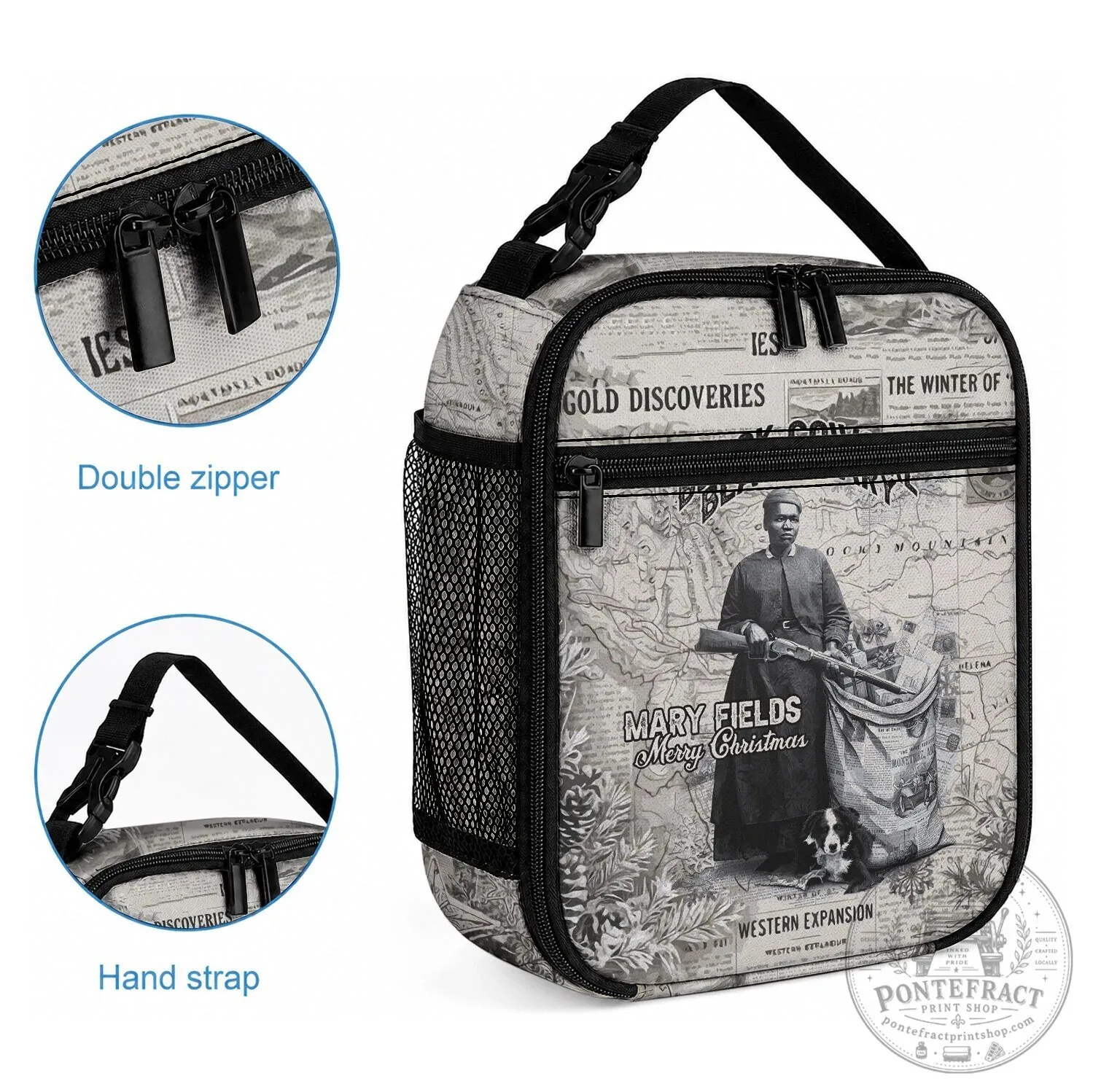 Mary Fields Stagecoach Mary Vintage Western Mail Carrier Lunch Bag 8 Mary Fields Stagecoach Mary Vintage Western Mail Carrier Lunch Bag