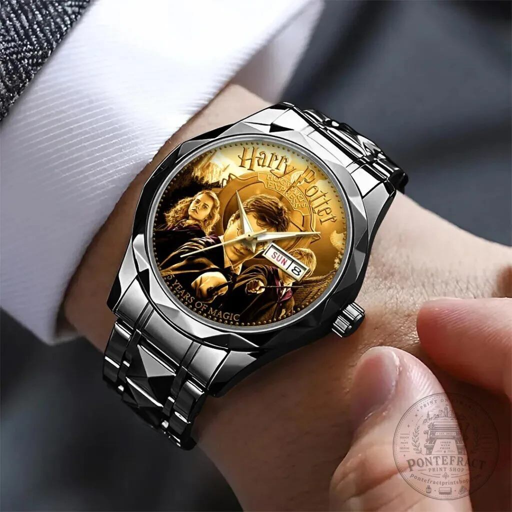 25th Anniversary Golden Luxury Quartz Watch for Harry Potter Fans 10 25th Anniversary Golden Luxury Quartz Watch for Harry Potter Fans