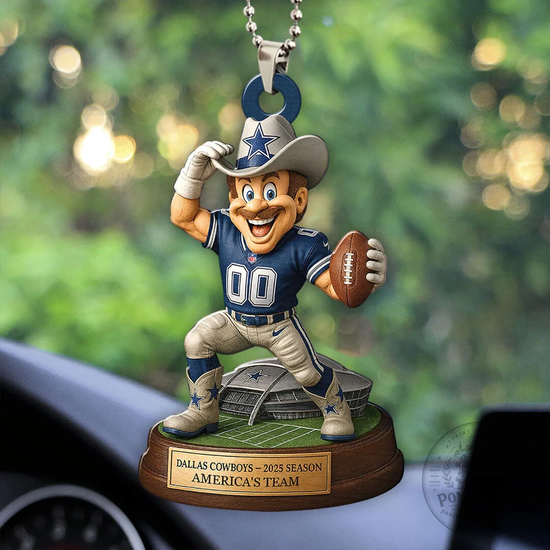 Dallas Cowboys 2025 Season America's Team Car Hanging Ornament