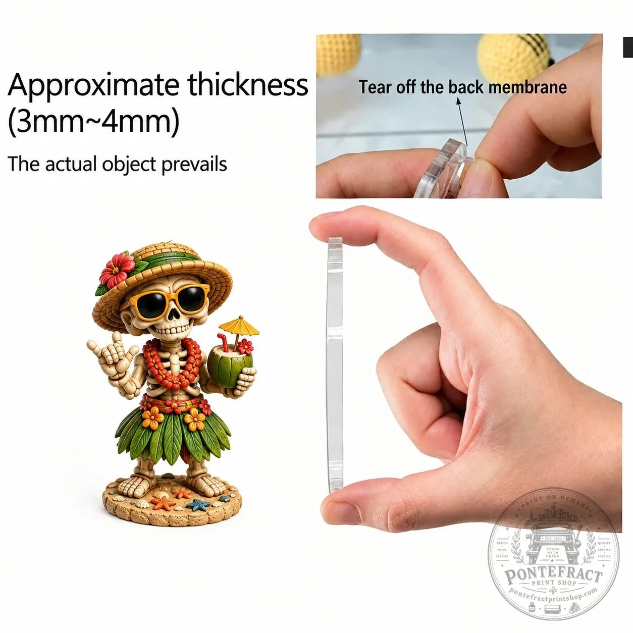 Tropical Halloween Countdown Calendar with Beachy Skeleton Figurines 2D 27 Tropical Halloween Countdown Calendar with Beachy Skeleton Figurines