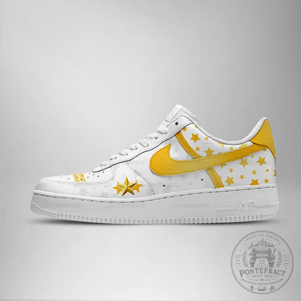 The Boys Starlight Gold Star Pattern Custom Sneakers 9 The Boys Starlight Gold Star Pattern Custom Sneakers