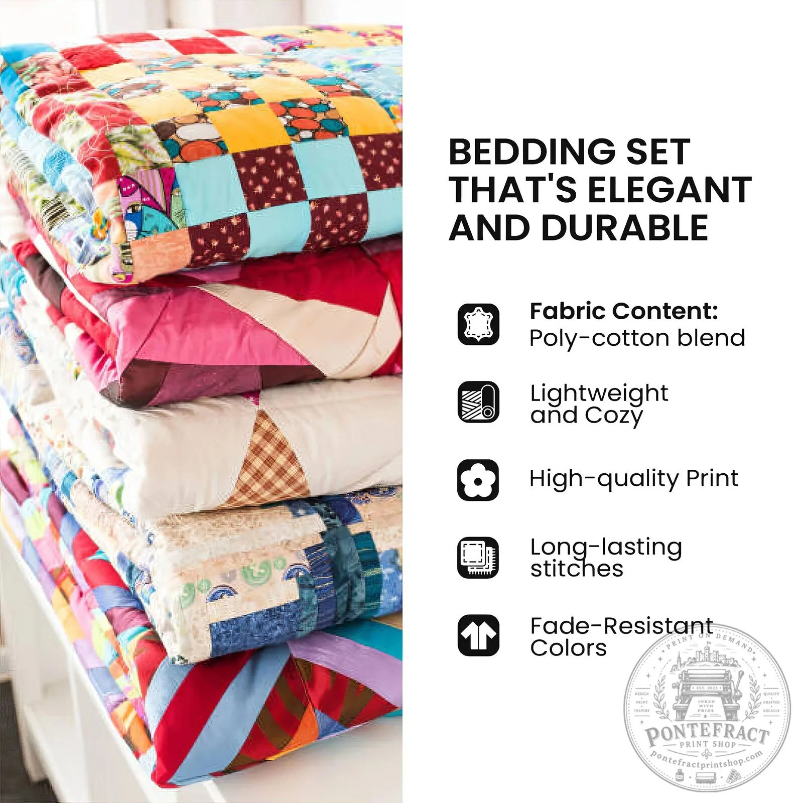 Believe in the Magic of Christmas Black Santa Claus Quilted Bedding Set 11 Believe in the Magic of Christmas Black Santa Claus Quilted Bedding Set