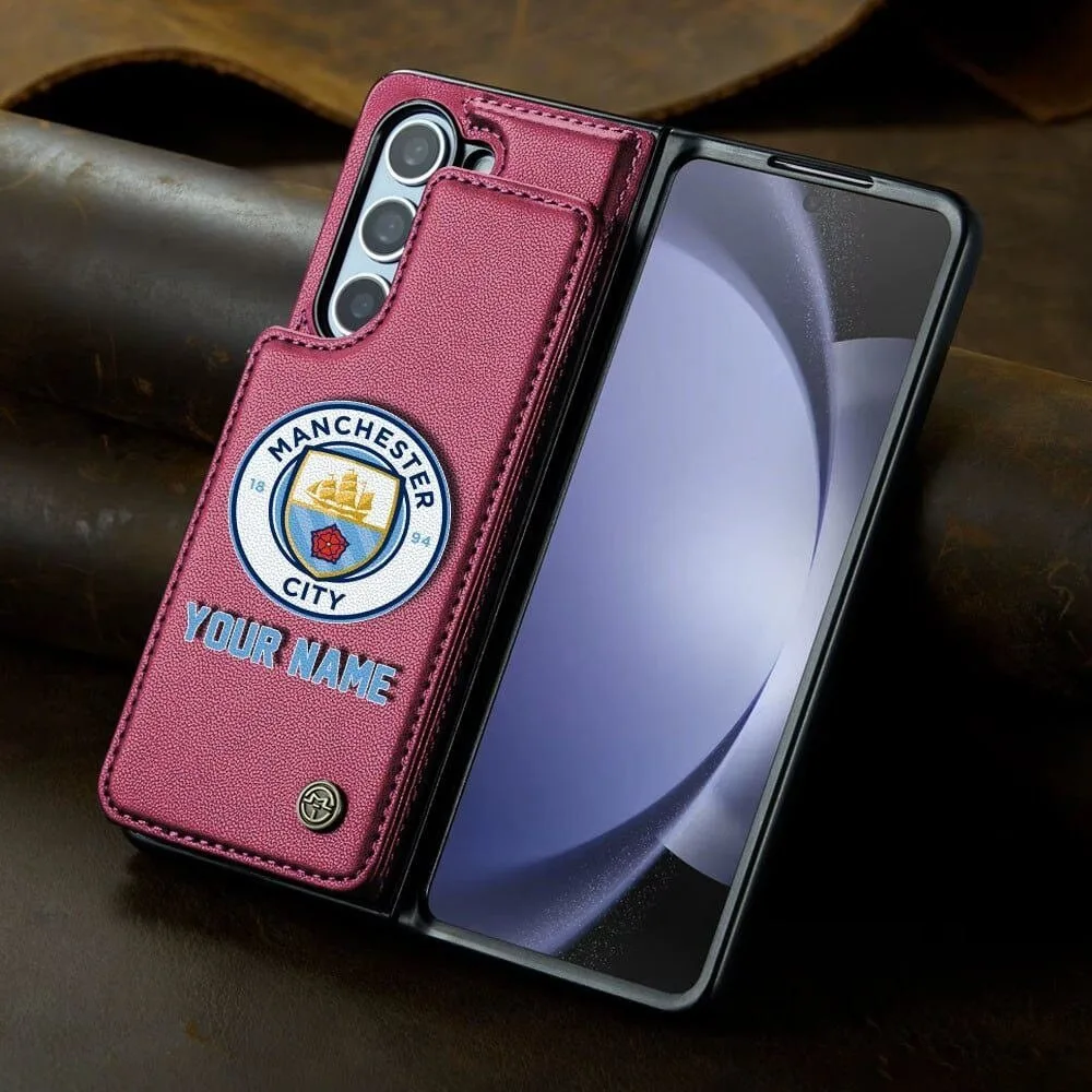 Manchester City Personalized Name Leather Flip Wallet Phone Case 23 Manchester City Personalized Name Leather Flip Wallet Phone Case