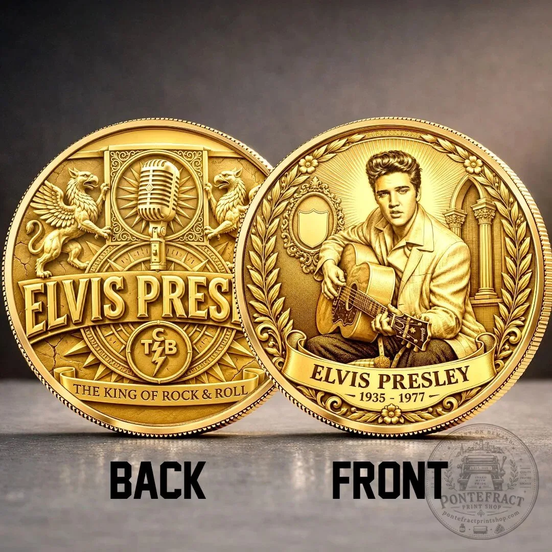 Commemorative Coin Celebrating Elvis Presley, The King of Rock and Roll
