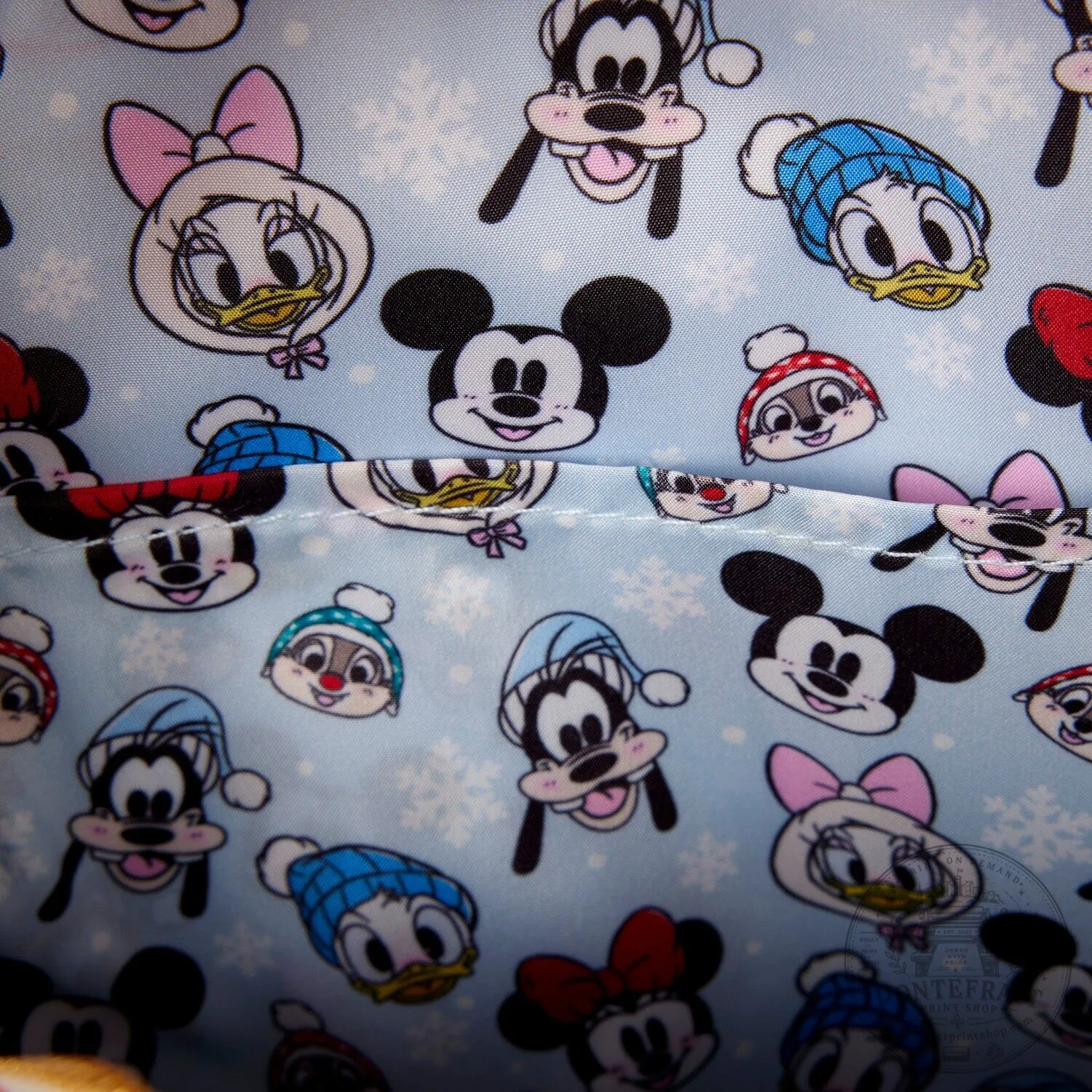Disney Mickey and Minnie Mouse Ice Skating Christmas Mini Backpack 14 Disney Mickey and Minnie Mouse Ice Skating Christmas Mini Backpack