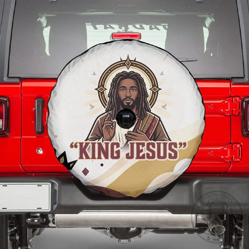 King Jesus African American Christ Religious Christian Faith Holy Cross Dove Spare Tire Cover 9 King Jesus African American Christ Religious Christian Faith Holy Cross Dove Spare Tire Cover