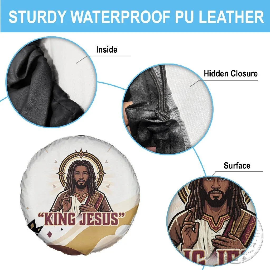 King Jesus African American Christ Religious Christian Faith Holy Cross Dove Spare Tire Cover 11 King Jesus African American Christ Religious Christian Faith Holy Cross Dove Spare Tire Cover