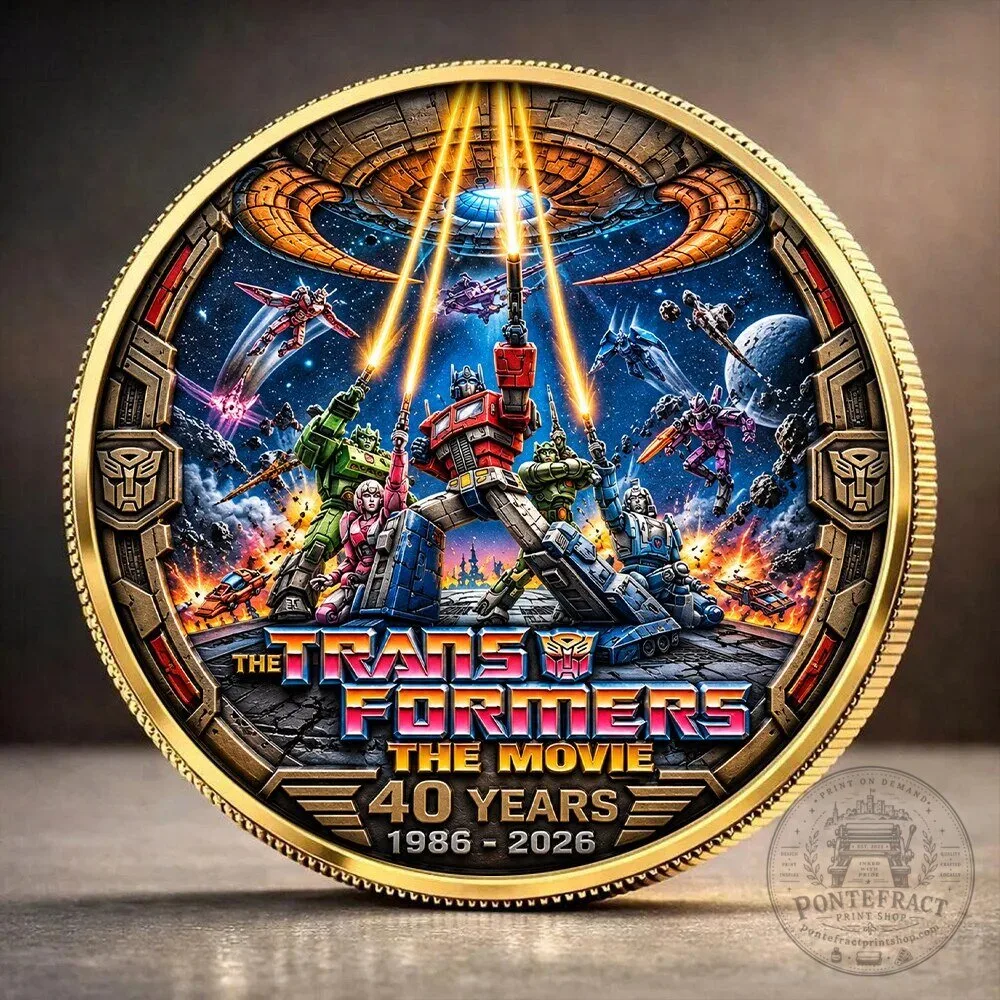 Transformers The Movie 40th Anniversary Commemorative Coin