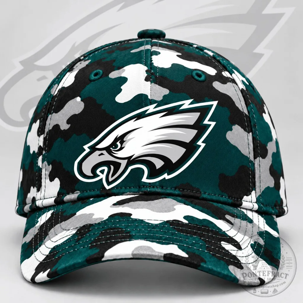 Philadelphia Eagles Urban Camouflage All Over Print Baseball Cap Hat Philadelphia Eagles Urban Camouflage All Over Print Baseball Cap Hat
