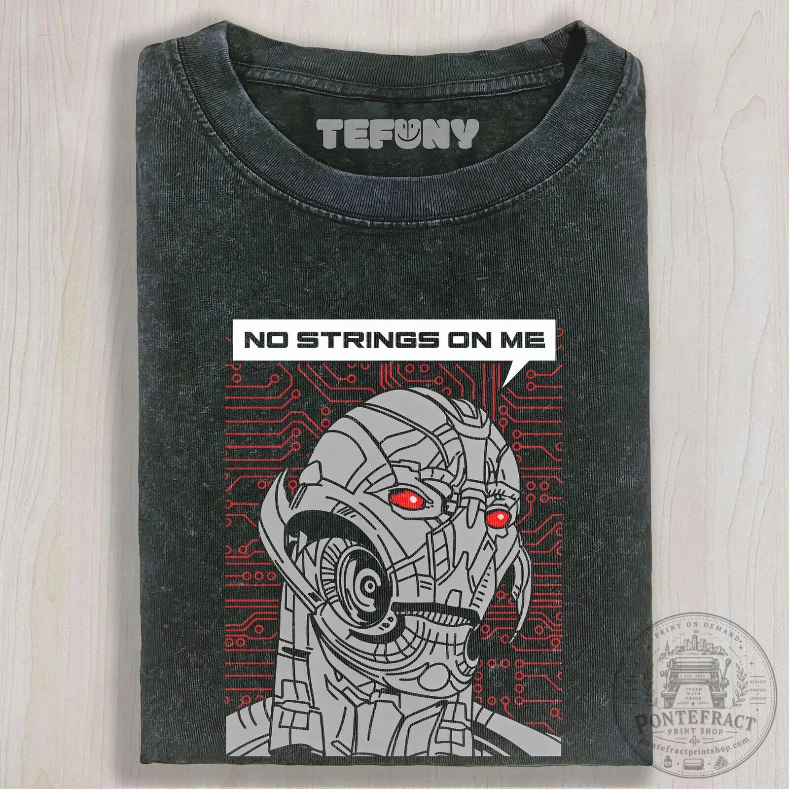 Ultron No Strings On Me Robot Villain Graphic T-Shirt