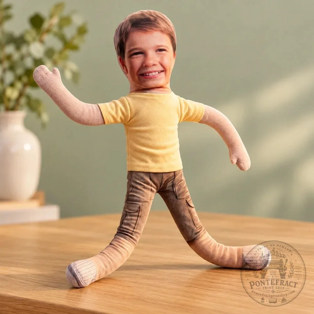 Personalized Custom Photo Squishy Poseable Plush Doll 14 Personalized Custom Photo Squishy Poseable Plush Doll
