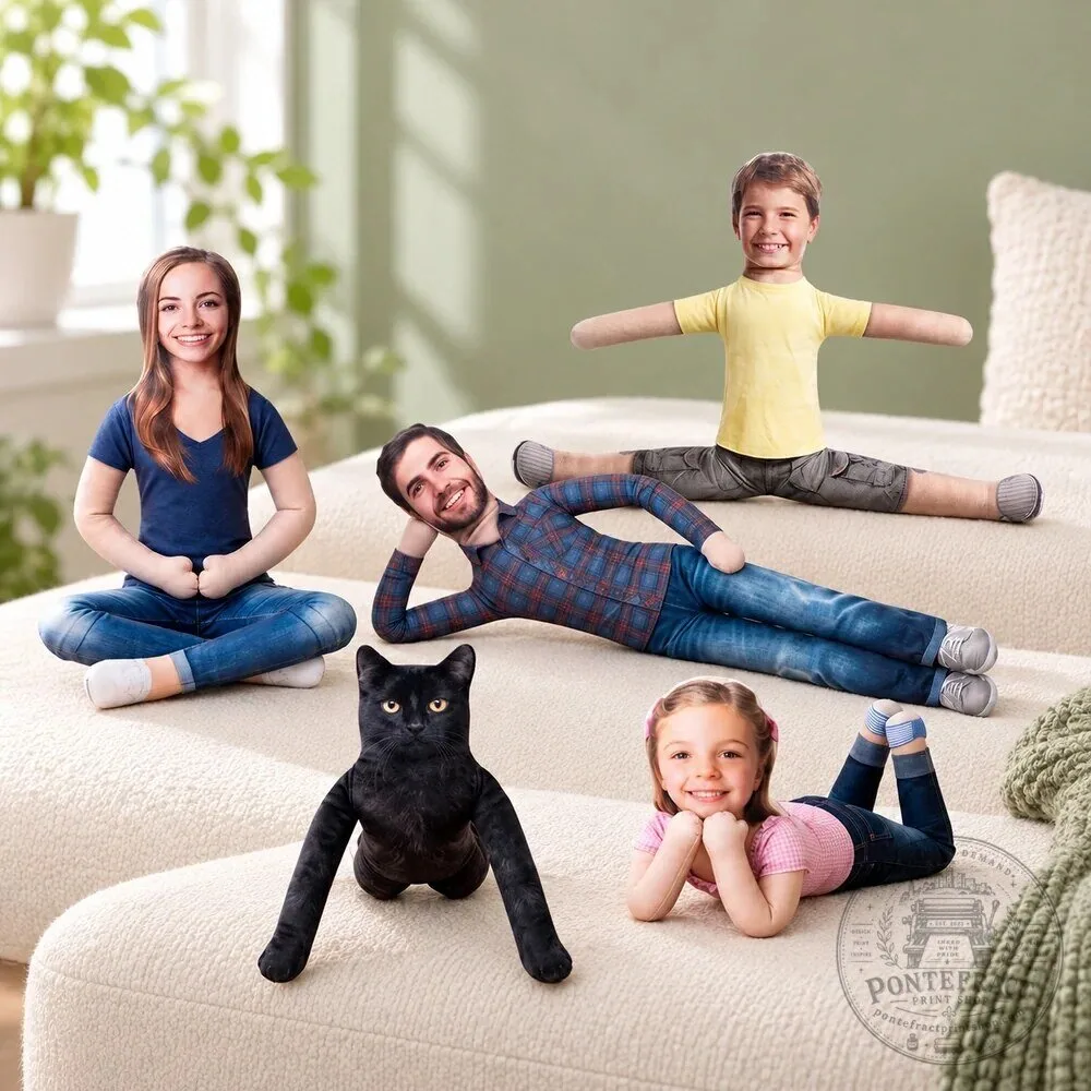 Personalized Custom Photo Squishy Poseable Plush Doll 15 Personalized Custom Photo Squishy Poseable Plush Doll