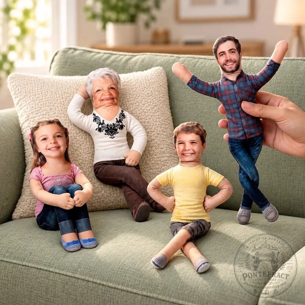 Personalized Custom Photo Squishy Poseable Plush Doll 17 Personalized Custom Photo Squishy Poseable Plush Doll