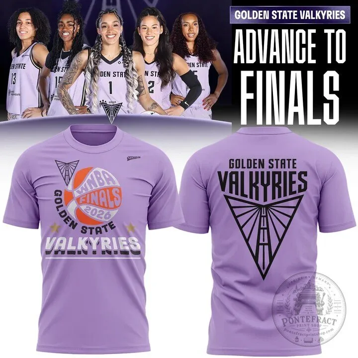 2026 WNBA Finals Commemorative T-Shirt – Golden State Valkyries Edition