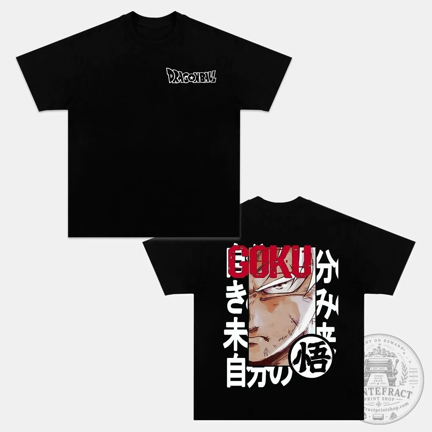 Black Graphic T-Shirt featuring Ultra Instinct Goku from Dragon Ball Super Anime 3 Black Graphic T-Shirt featuring Ultra Instinct Goku from Dragon Ball Super Anime