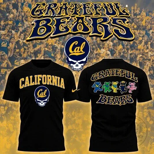 Cal Football Grateful Bears California Golden Bears T-Shirt