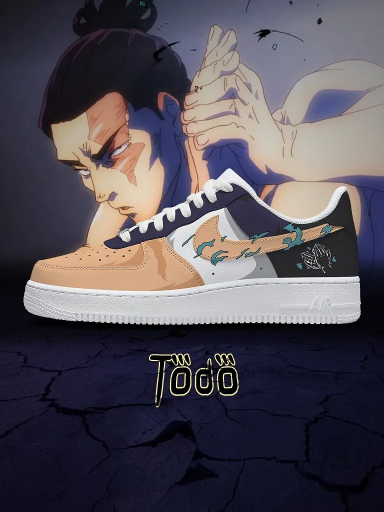 Aoi Todo Jujutsu Kaisen Anime Custom Air Force One Sneakers