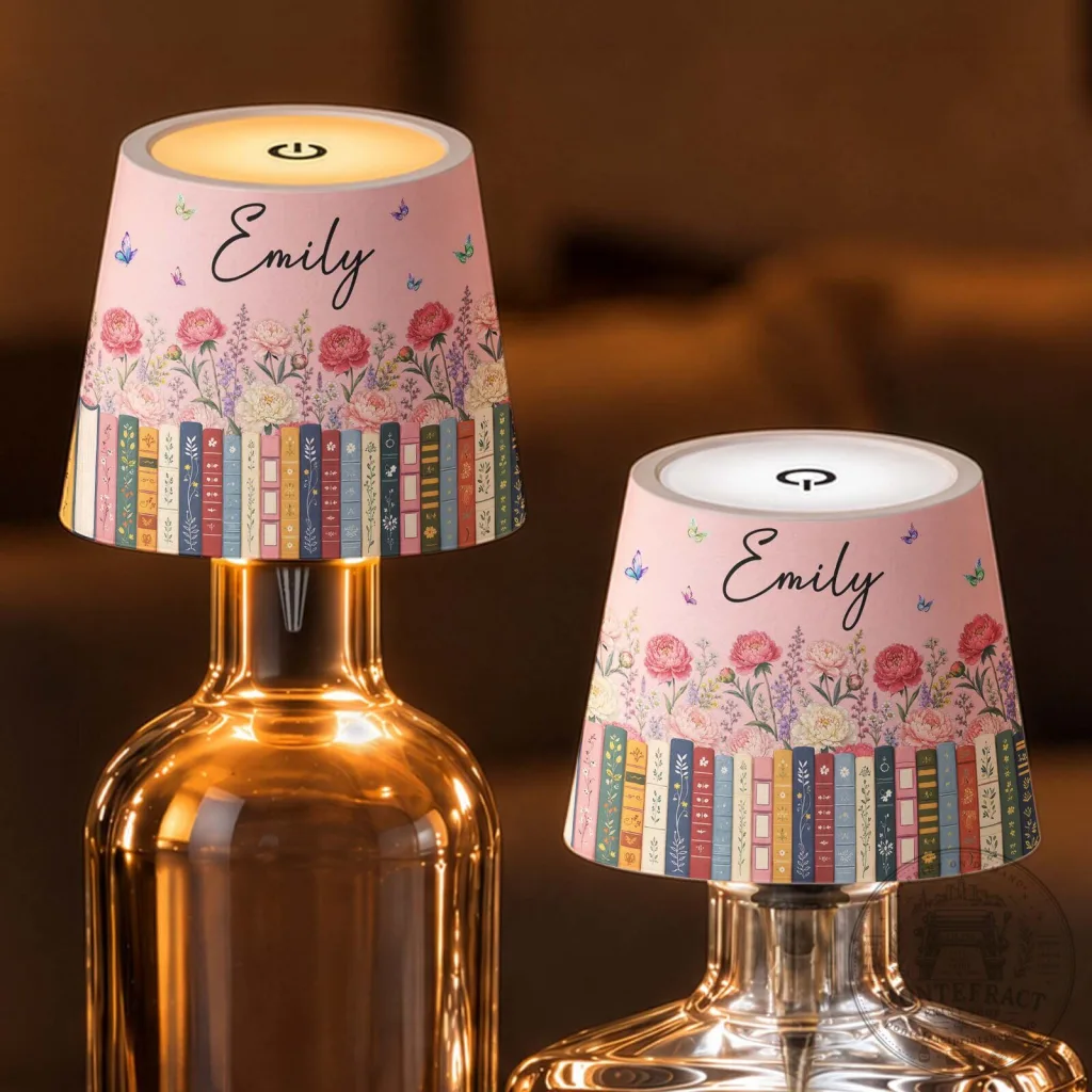 Personalized Birth Flower Name Table Lamp Shade Personalized Birth Flower Name Table Lamp Shade