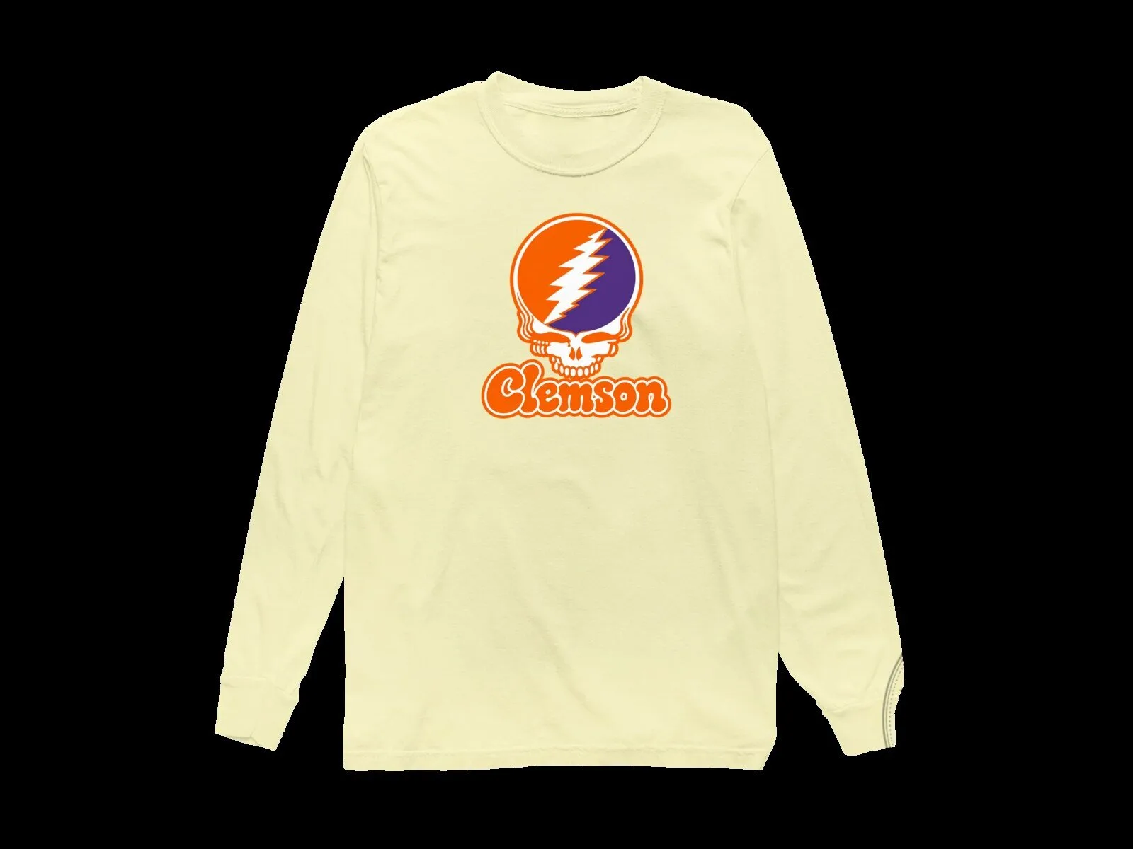 Clemson Tigers Grateful Dead Steal Your Face Long-Sleeve T-Shirt 11 Clemson Tigers Grateful Dead Steal Your Face Long-Sleeve T-Shirt
