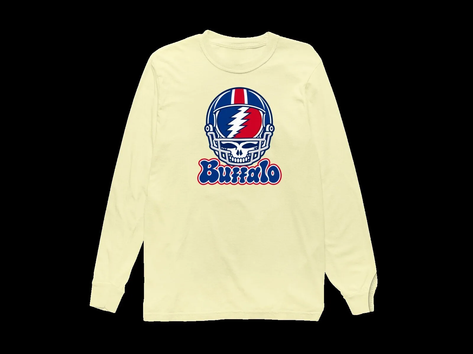 Buffalo Bills Grateful Dead Stealie Helmet Football Fan Long-Sleeve T-Shirt 10 Buffalo Bills Grateful Dead Stealie Helmet Football Fan Long-Sleeve T-Shirt