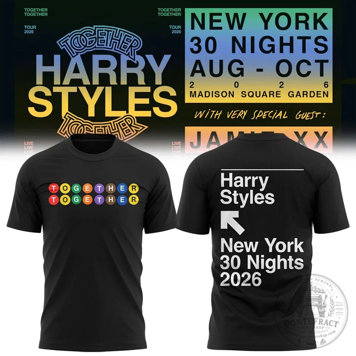 Harry Styles Together Tour New York Madison Square Garden T-Shirt