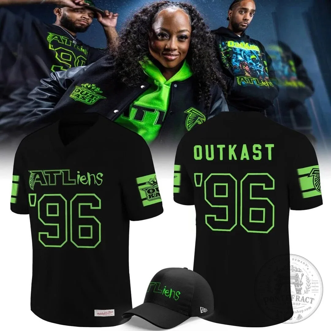 Atlanta Falcons OutKast ATLiens 30th Anniversary Football Jersey